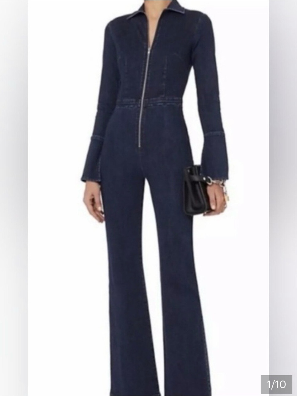 Intermix denim jumpsuit